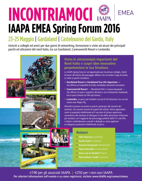 IAAPA-EMEA-Spring-Forum-Italian-Flyer-Design