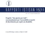 Disabilità e parchi divertimento: pubblicate dall’Istituto Superiore di Sanità le “Raccomandazioni per l’accessibilità”